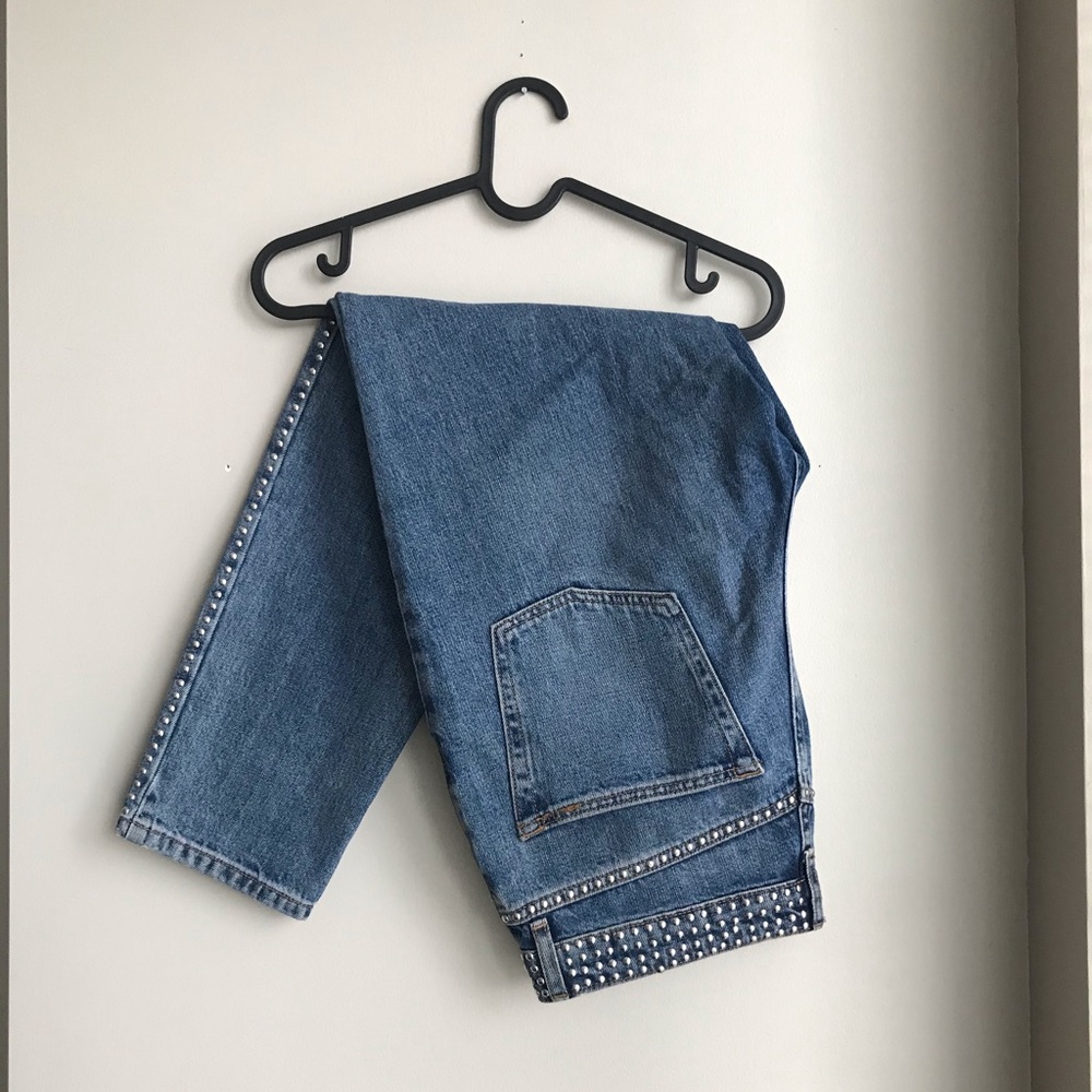 Topshop studded mom jeans | W30 L30